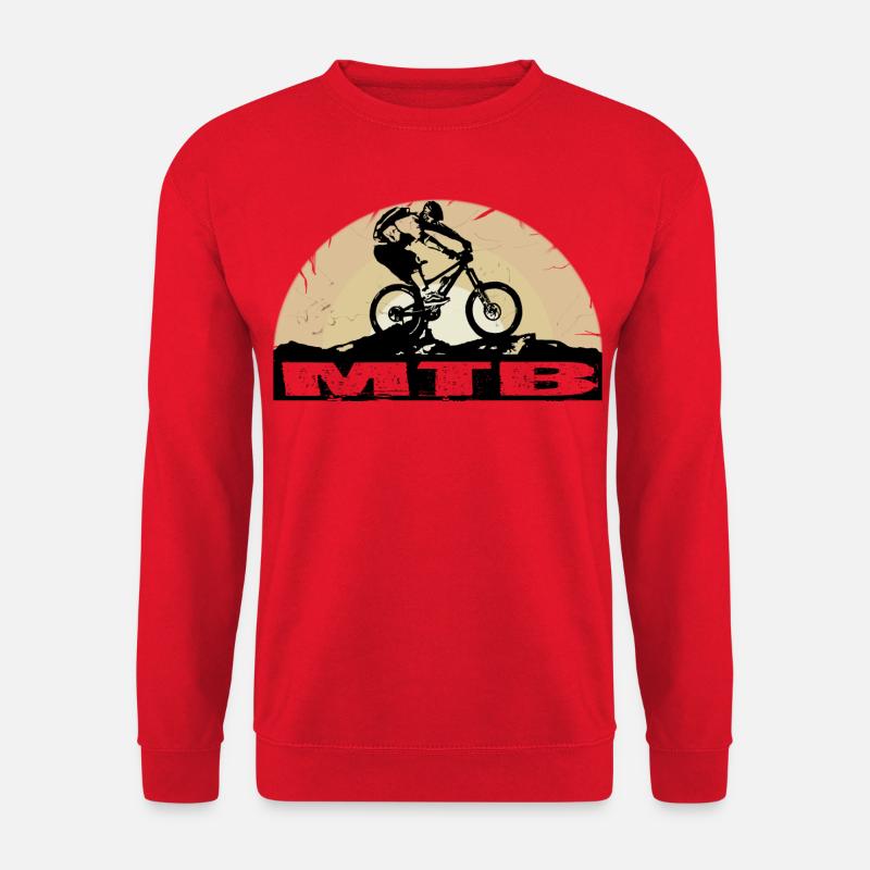 MTB Bike - Unisex Pullover - Rot