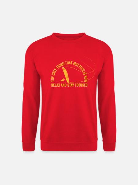 Relax and stay focused - Unisex Sweatshirt - red