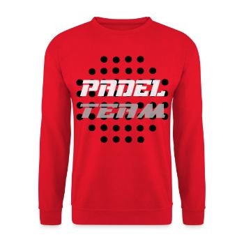 Padel Mannschaft - Unisex Pullover - Rot - Vorne - Alina (178cm) & Michal (187cm)