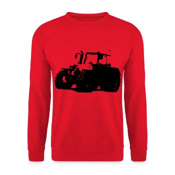 Dieselross 820 - Unisex Pullover - Rot - Vorne - Alina (178cm) & Michal (187cm)