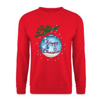 Blue Bauble - Unisex Sweatshirt - red - Front - Alina (178cm) & Michal (187cm)
