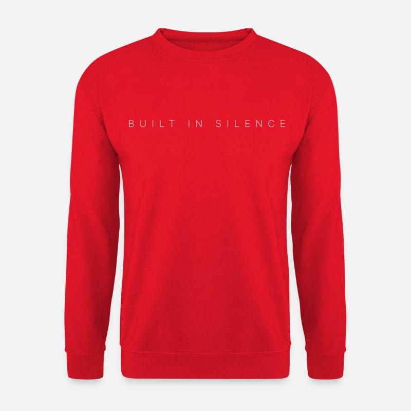 built in silence - Unisex Sweatshirt - red