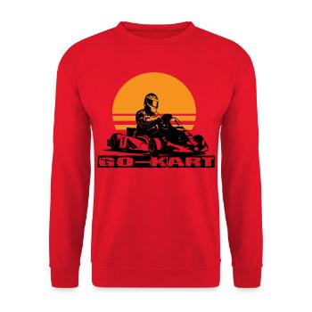 Go Kart - Unisex Pullover - Rot - Vorne - Alina (178cm) & Michal (187cm)