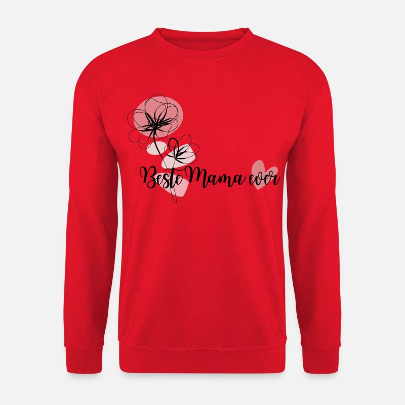 Beste Mama ever - Unisex Pullover - Rot