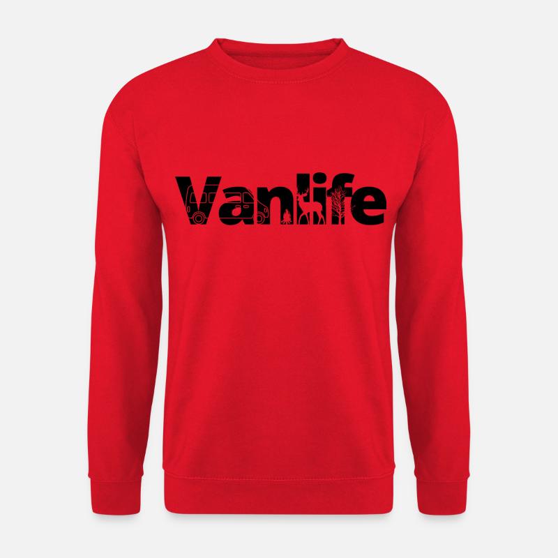 Van-life - Unisex Sweatshirt - red