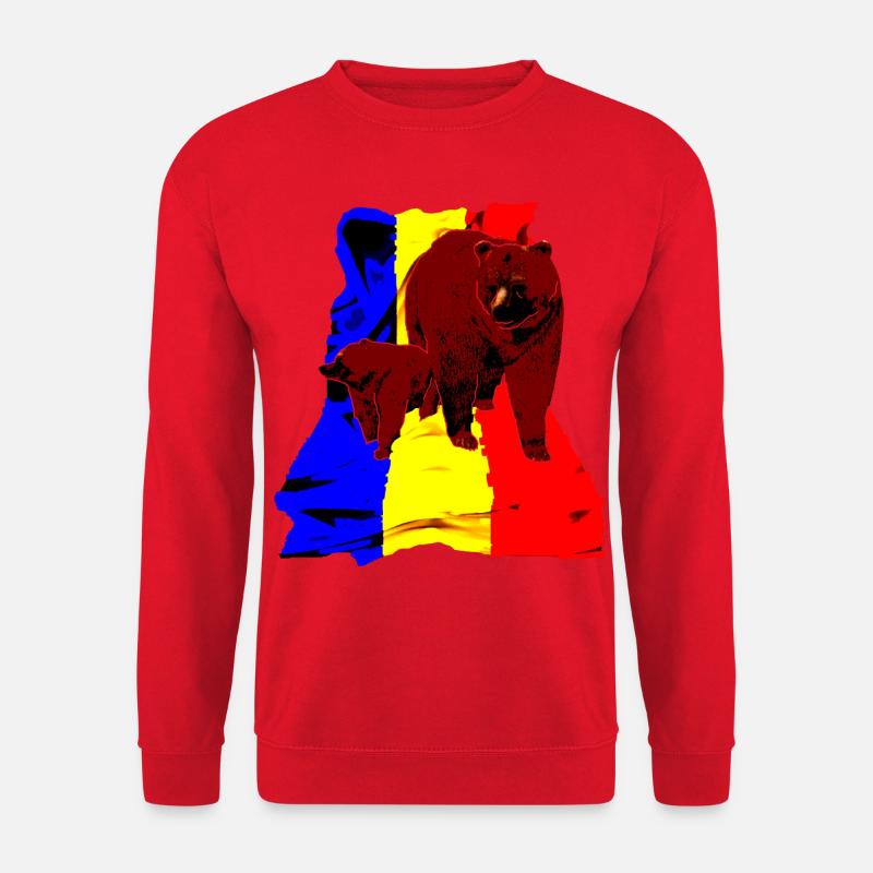 romania - Unisex Sweatshirt - red
