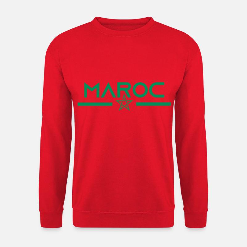 Marokko - Unisex Pullover - Rot