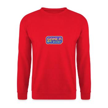 Gamer 04 jamais - Sweat-shirt Unisexe - rouge - Devant - Alina (178cm) & Michal (187cm)