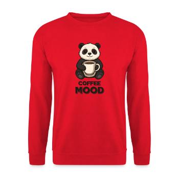 Ambiance panda au café - Sweat-shirt Unisexe - rouge - Devant - Alina (178cm) & Michal (187cm)