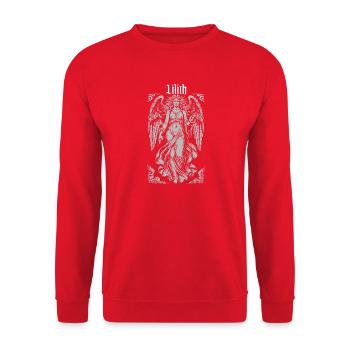Lilith Angel Rêverie Gothique - Sweat-shirt Unisexe - rouge - Devant - Alina (178cm) & Michal (187cm)