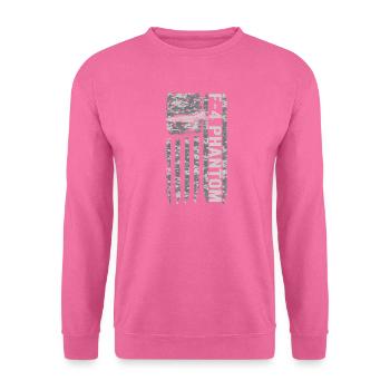 F-4 Phantom Amerikanische Flagge Militärtarnung F4 - Unisex Pullover - Pink - Vorne