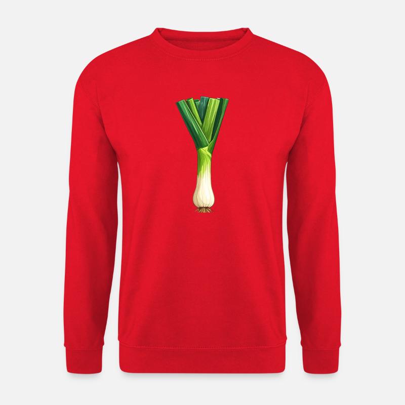 Lauch / Porree - Unisex Pullover - Rot