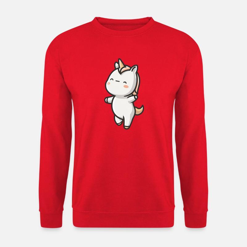 Baby-Einhorn-Tanz - Unisex Pullover - Rot