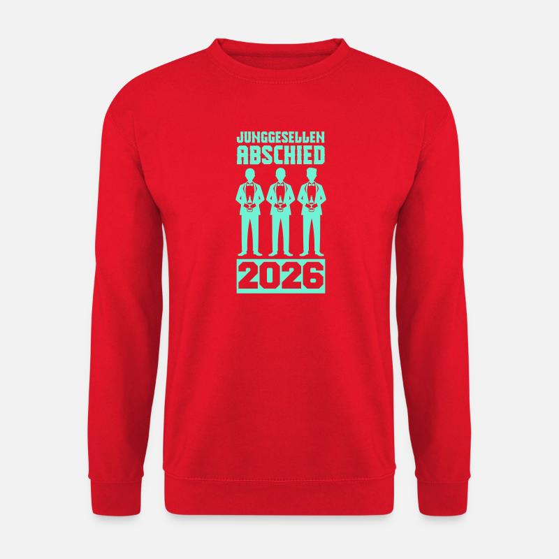 junggesellenabschied_2026_party - Unisex Pullover - Rot