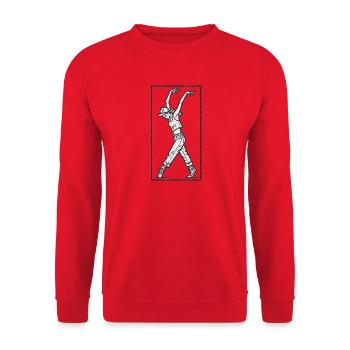 Female dancer #16 - Unisex Pullover - Rot - Vorne - Alina (178cm) & Michal (187cm)