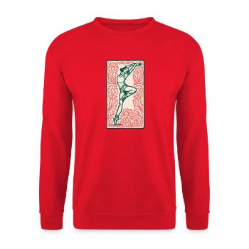 Female dancer #19 - Unisex Pullover - Rot - Vorne - Alina (178cm) & Michal (187cm)