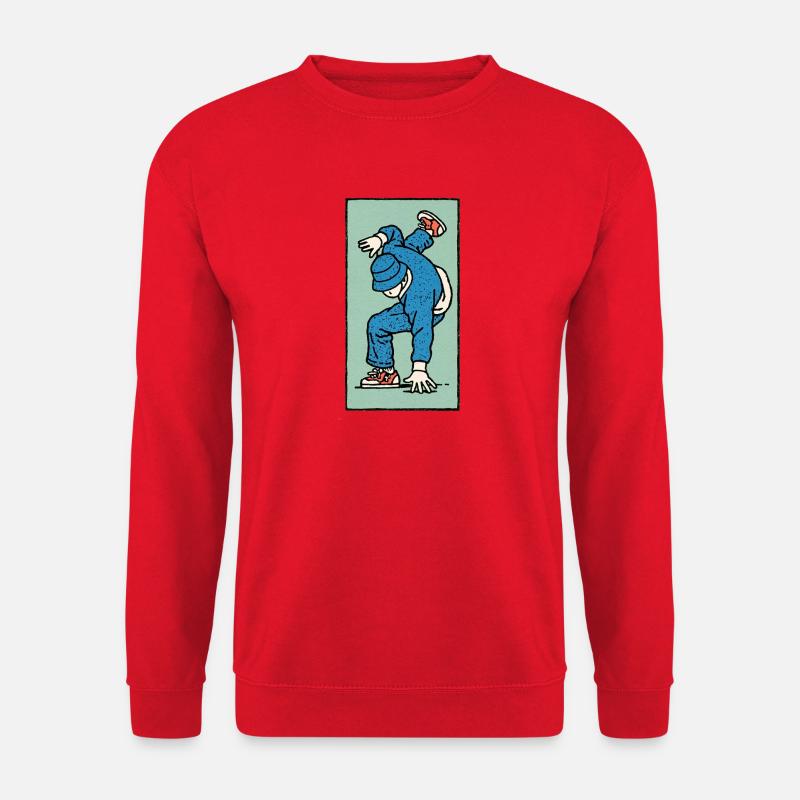 Danseur masculin #4 - Sweat-shirt Unisexe - rouge