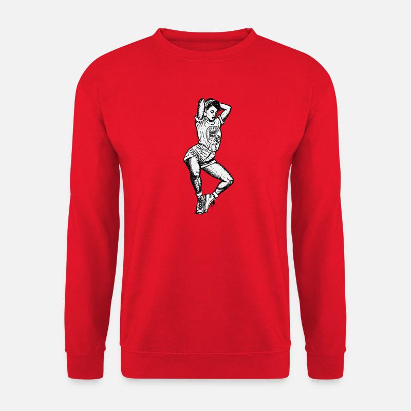 Female dancer #16 - Unisex Pullover - Rot