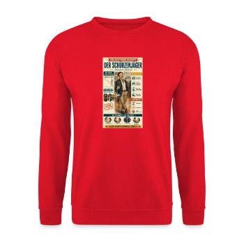Der Schürzenjäger – jede Flirtchance zählt - Unisex Pullover - Rot - Vorne - Alina (178cm) & Michal (187cm)