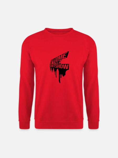 Welcome Shitshow Drops - Unisex Sweatshirt - red