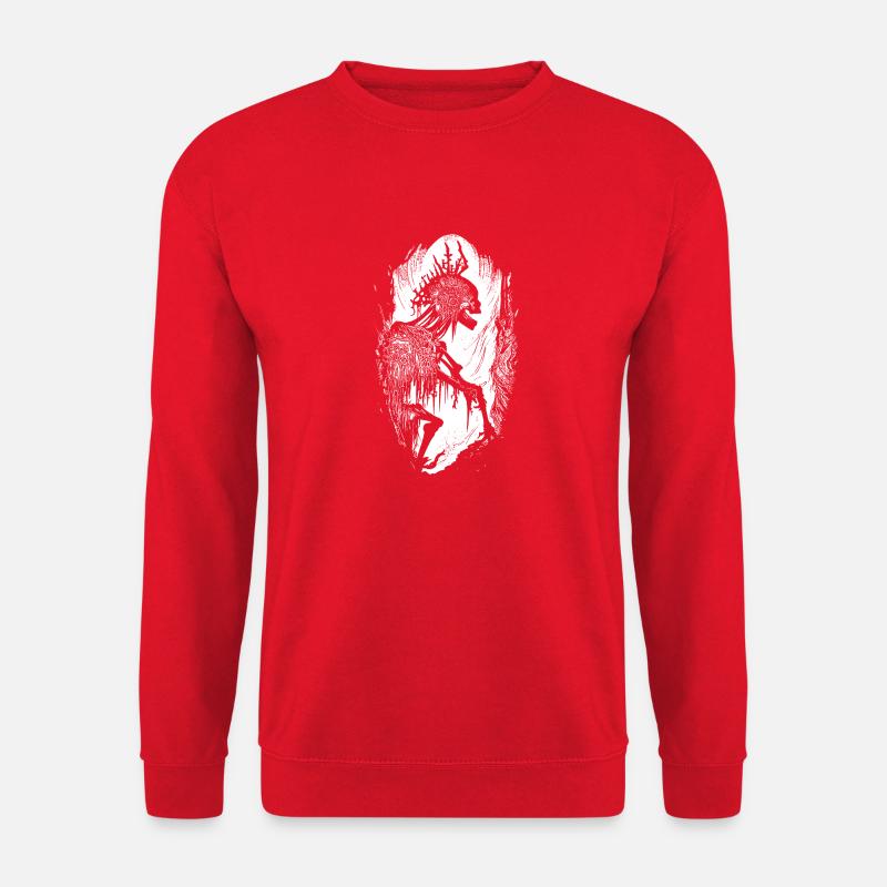 Halloween Skeleton - Unisex Sweatshirt - red