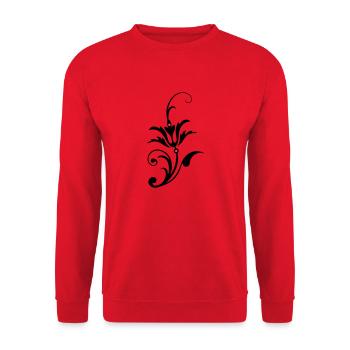 Tribal Silenzium Trio Cello Violin Steicher Music - Unisex Sweatshirt - red - Front - Alina (178cm) & Michal (187cm)