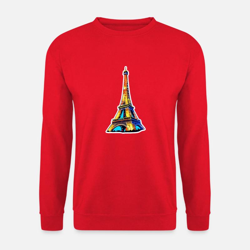 Eiffel tower #20 - Unisex Sweatshirt - red