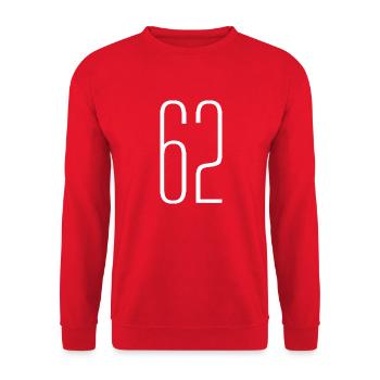 62 - Unisex Pullover - Rot - Vorne - Alina (178cm) & Michal (187cm)