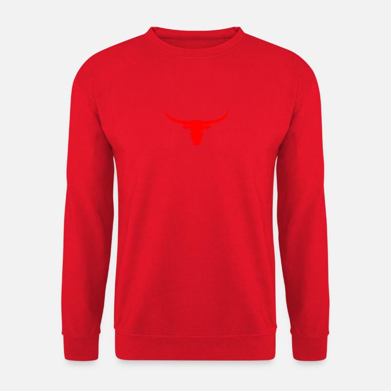 Stier - Unisex Pullover - Rot