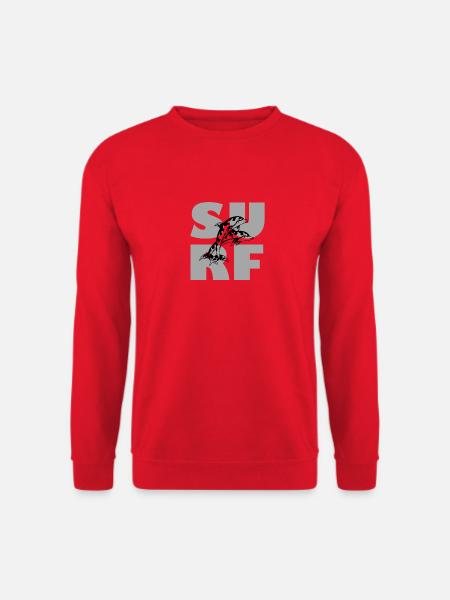 SURF Dolphins - Unisex Sweatshirt - red
