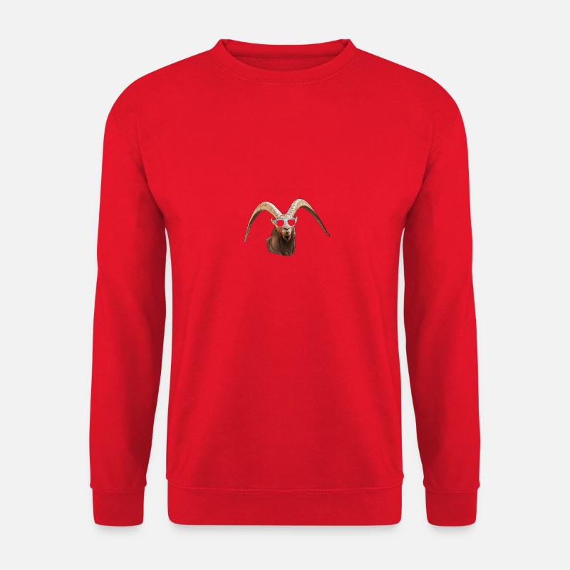 angesagter Steinbock - Unisex Pullover - Rot