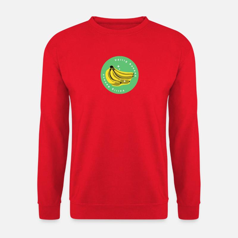 DDR Ostalgie | völlig Banane - Unisex Pullover - Rot