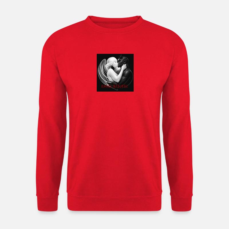 Engel & Teufel Liebesduett - Unisex Pullover - Rot