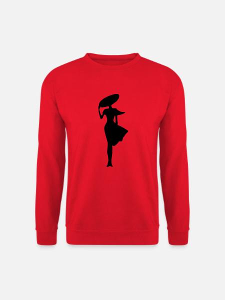 Anonymous in the hat - Unisex Sweatshirt - red