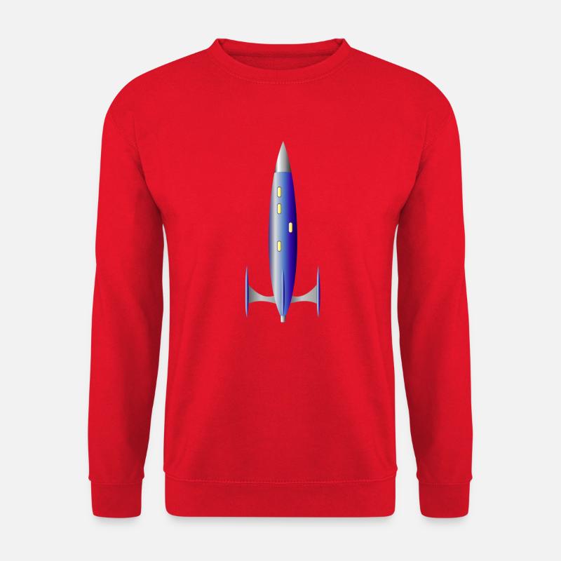 The Blue Rocket - Unisex Sweatshirt - red