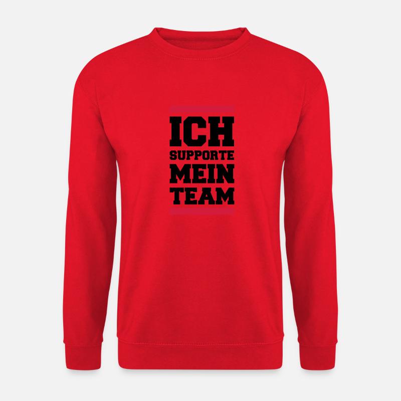 support_team_02 - Unisex Pullover - Rot