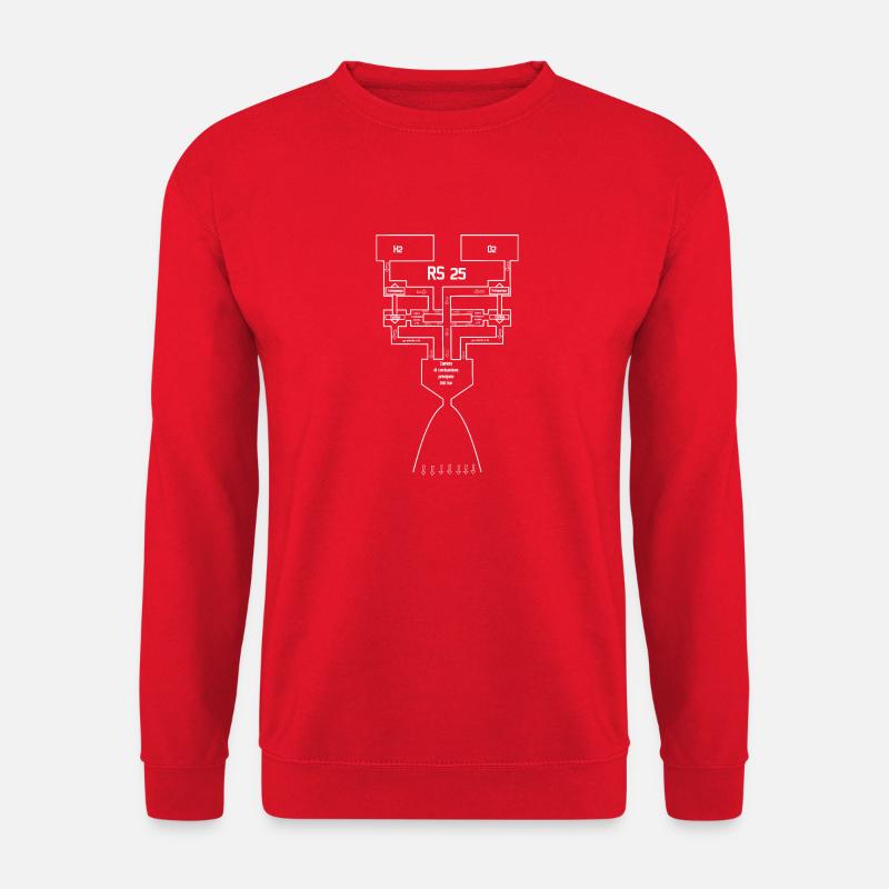 rs25 weiß - Unisex Pullover - Rot