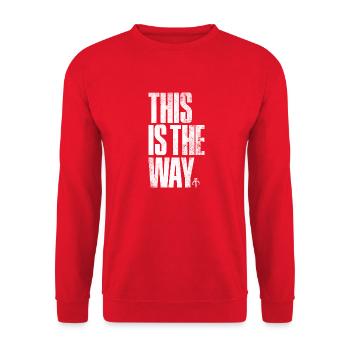 This is the last of us - Unisex Sweatshirt - red - Front - Alina (178cm) & Michal (187cm)