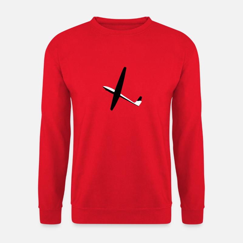 Planeur Planeur Planeur Pilote - Sweat-shirt Unisexe - rouge