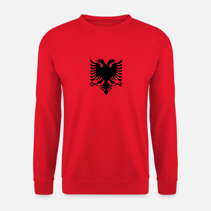 Albanischer Adler - Unisex Pullover - Rot