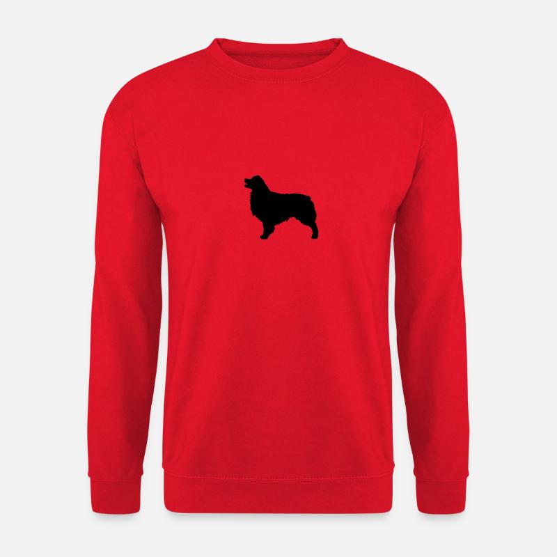Australian Shepherd silhouette NBT - Unisex Sweatshirt - red