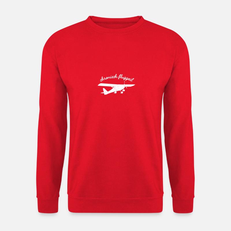 fk9 Flugzeug Pilot Flieger Ultaleichtflugzeug UL - Unisex Pullover - Rot