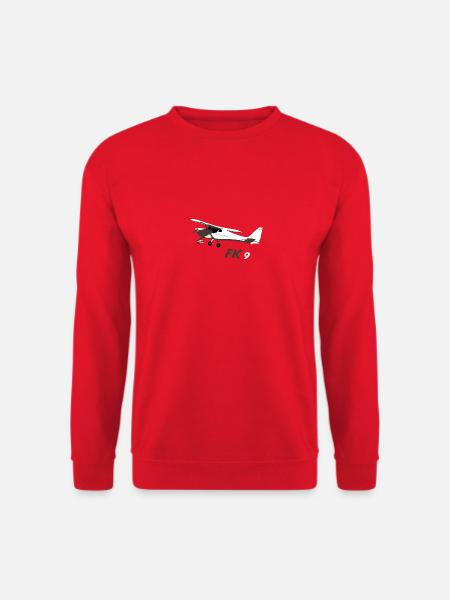 FK9 Avion pilote Avion ultraléger UL - Sweat-shirt Unisexe - rouge