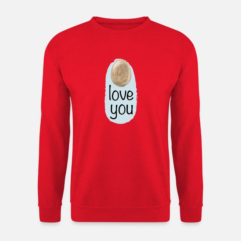 ei love you - Unisex Pullover - Rot