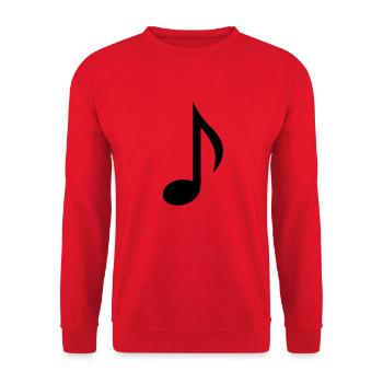 Note - Unisex Pullover - Rot - Vorne - Alina (178cm) & Michal (187cm)