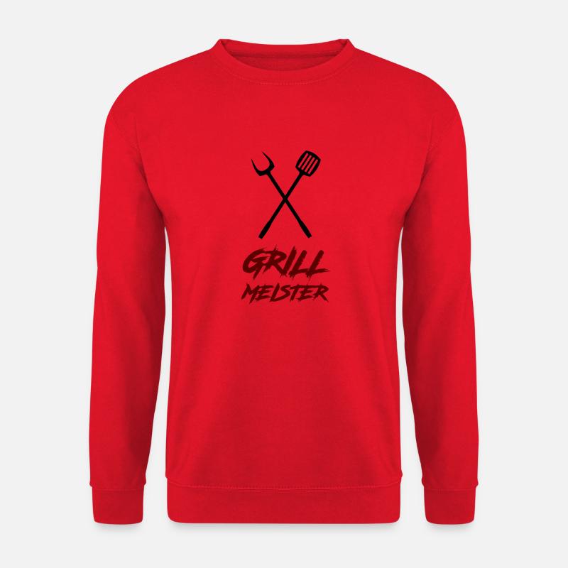 grillmeister - Unisex Pullover - Rot