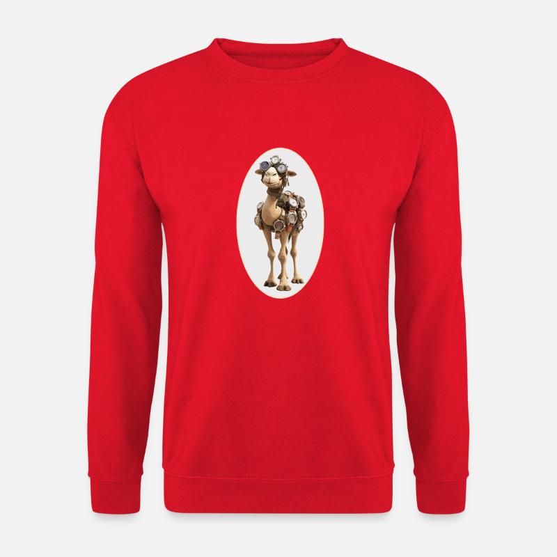 Kamel Zeit - Unisex Pullover - Rot