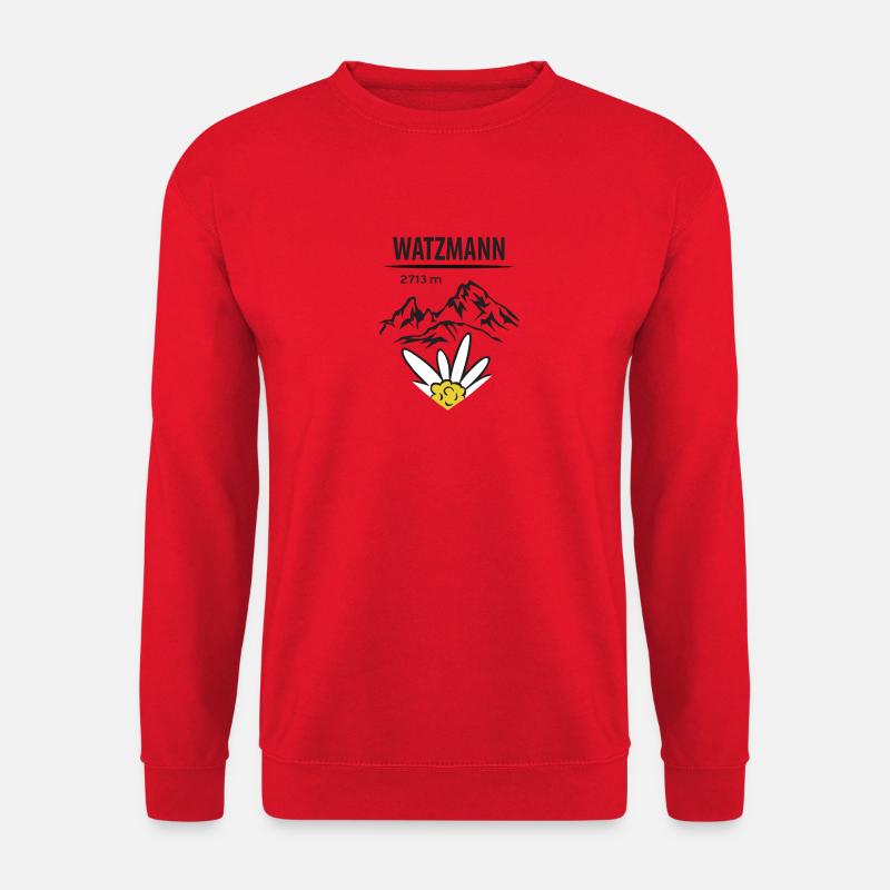 Watzmann Berg 2713 - Unisex Pullover - Rot
