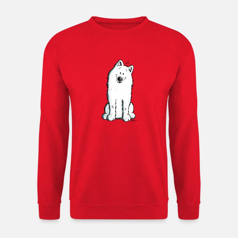 Cute Samoyed - Unisex Sweatshirt - red
