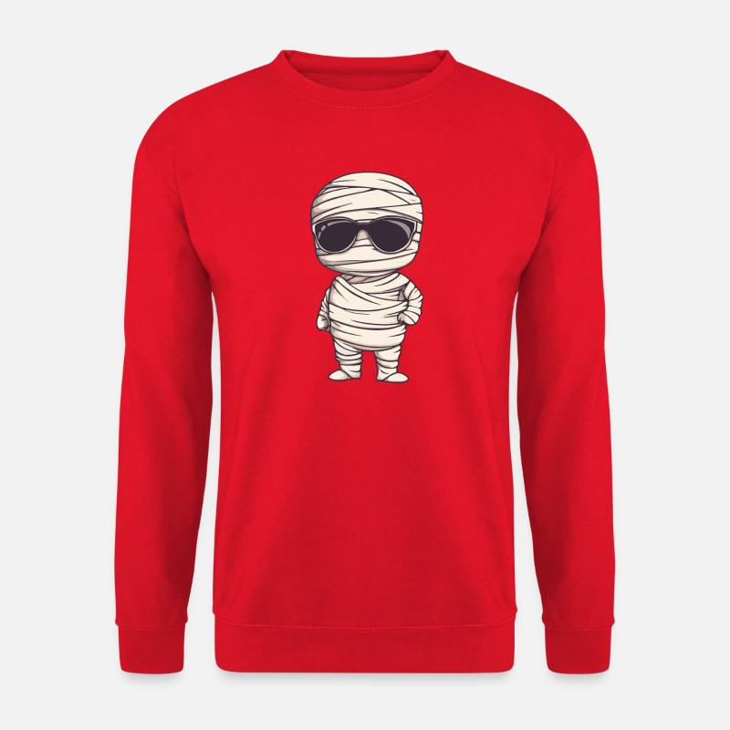Mumie Halloween - Unisex Pullover - Rot